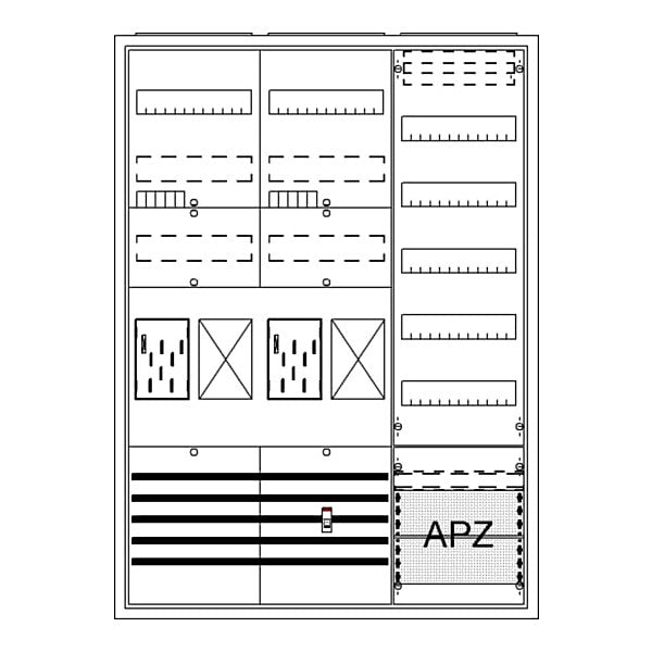 STRIEBEL & JOHN Komplettschrank APBKE-IA372Z2R1V5A2 BA37FG
